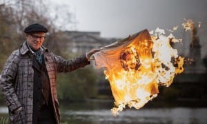 The funeral of punk: £5m memorabilia burned in London!