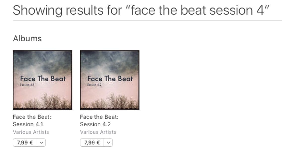 face the beat session 4 itunes