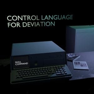 The Canadian a minimal synth / minimal wave act Null Command returns with brand new full length, 'Control Language For Deviation'