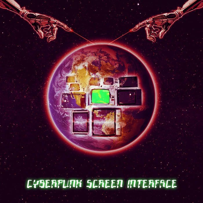 Cyberpunk-Screen-Interface