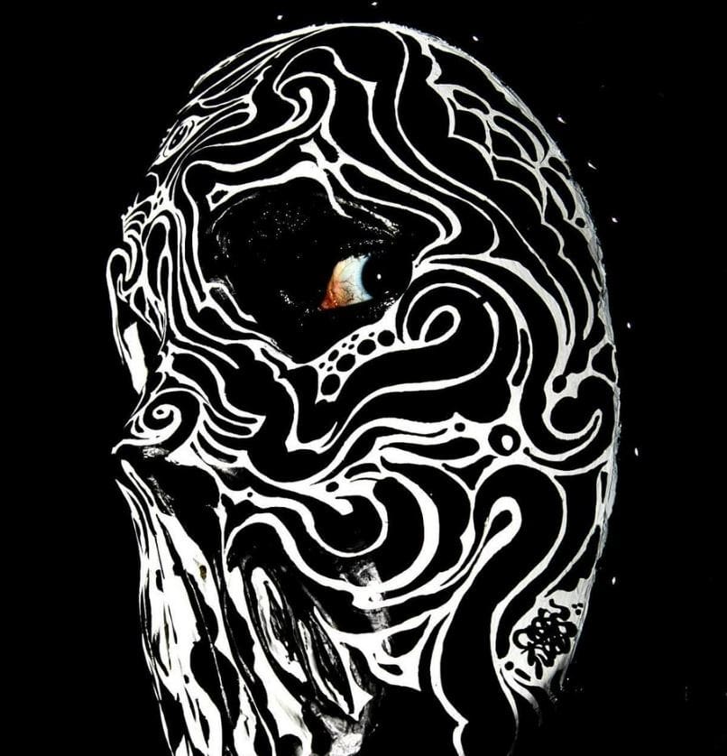 Slipknot's Jay Weinberg reveals new mask made by Japanese artist Solid Blackline for Knotfest Japan