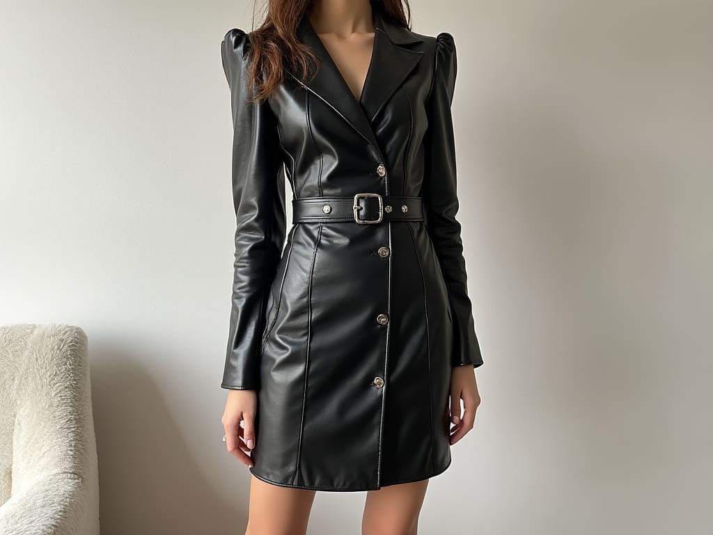 8 Must-Have Designer Leather Dresses for 2024