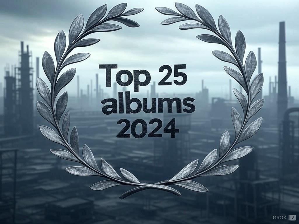 Top 25 industrial / darkwave / electro albums of 2024