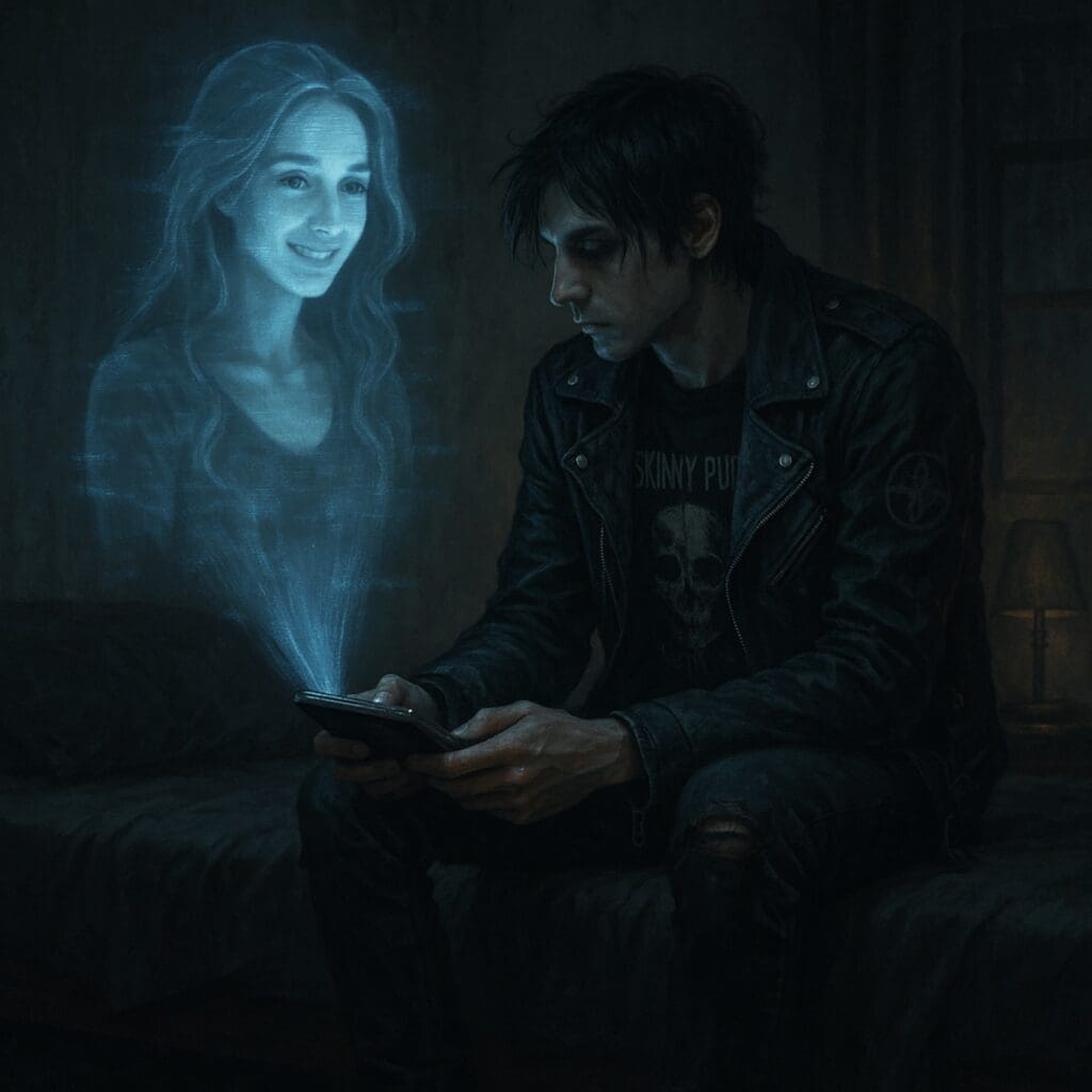 Neon Veins, Hollow Bonds: AI Girlfriends and the Pulse of Solitude