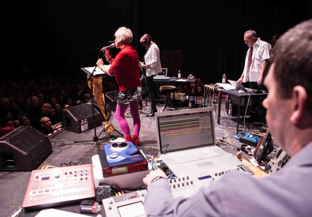 Throbbing Gristle photo by Paul Heartfield